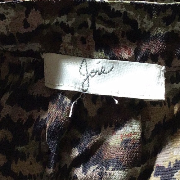 Joie Brown Molly Animal Print Night Out Dress Size M - Picture 7 of 9